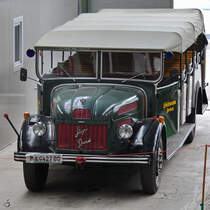 Ein Steyr Polizeiwagen (Cabriobus) war Anfang September 2019 im Historama Ferlach zu sehen.