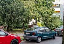 Renault Mégane I, gesehen in Pécs (HU), August 2019.