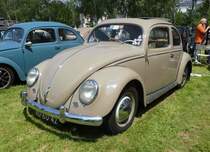 =VW Käfer steht auf dem Ausstellungsgelände in Bad Camberg anl. LOTTERMANN-Bullitreffen im Juni 2019