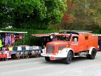 STEYR-380 Bj1955, ehem. SLF der FF-Schleedorf; erreicht die Oldimerveranstaltung in St.Martin/Innkr. 190428