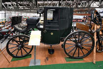Eine Kutsche Anfang September 2019 im Historama Ferlach.