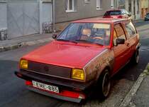 VW Polo MK2 in RAT Style. Foto: Pécs (HU), August, 2019.