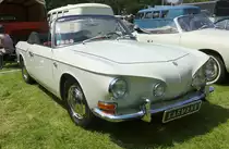 =Karmann Ghia steht auf dem Ausstellungsgelände in Bad Camberg anl. LOTTERMANN-Bullitreffen im Juni 2019
