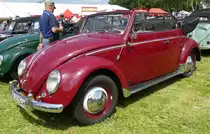 =VW Käfer, gesehen auf dem Ausstellungsgelände in Bad Camberg anl. LOTTERMANN-Bullitreffen im Juni 2019