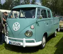 =VW T1 steht auf dem Ausstellungsgelände in Bad Camberg anl. LOTTERMANN-Bullitreffen im Juni 2019
