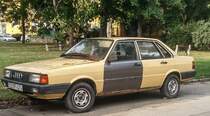 Audi 80 B2, fotografiert in Pécs (HU), August, 2019.