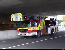 Feuerwehr Basel - Mercedes Econic  BS 42 unterwegs in der Stadt Basel am 09.11.2019