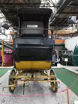 Eine alte Postkutsche Anfang September 2019 im Historama Ferlach.