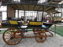 Eine alte Postkutsche Anfang September 2019 im Historama Ferlach.