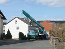 MB 1524 der Firma Heller mit Hubarbeitsb�hne am 20.03.09 in 36100 Petersberg - Marbach