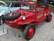 Ein Volkswagen Typ 166 Schwimmwagen Anfang September 2019 im Historama Ferlach.