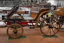 Ein Linzerwagen mit Stecksitz von 1913 Anfang September 2019 im Historama Ferlach.