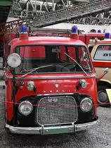 Ein Ford Taunus Transit der Betriebsfeuerwache Funder Plattenwerke Anfang September 2019 im Historama Ferlach.