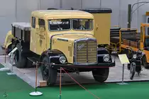 Ein Saurer-LKW der österreichischen Post Anfang September 2019 im Historama Ferlach.