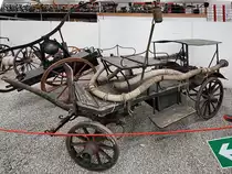 Ein Löschwagen Anfang September 2019 im Historama Ferlach.