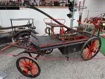 Ein Löschwagen Anfang September 2019 im Historama Ferlach.