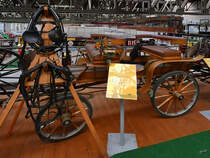 Ein Jagdwagen Anfang September 2019 im Historama Ferlach.