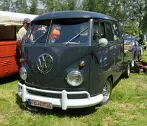 =VW T1, präsentiert auf dem Ausstellungsgelände in Bad Camberg anl. LOTTERMANN-Bullitreffen im Juni 2019