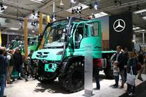 Mercedes Benz Unimog U530 am 16.11.19 auf der Agritechnica in Hannover