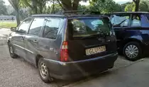 VW Polo Mk3 Variant, fotografiert in Pécs (Ungarn) in August 2019.