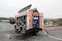 Feuerwehr Kleinostheim MAN TGM TLF3000 (Florian Kleinostheim 21/1) bei der Jahresabschlussübung am 24.11.19 