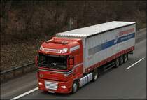 DAF XF105.460(?)  SuperSpaceCab  der Spedition BERGHEGGER aus Bramsche.
