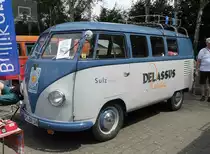 =VW T 1, präsentiert auf dem Ausstellungsgelände in Bad Camberg anl. LOTTERMANN-Bullitreffen im Juni 2019