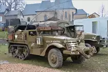 Halbkettenfahrzeug Halt Track M 3, ausgestellt bei der Thanksgivingsfeier (1944 - 2019)in Munshausen (L) 23.11.2019