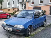 Suzuki Swift II, fotografiert in August, 2019. Standort: Pécs (HU)