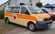 =VW T 5 als Sanitätsfahrzeug der Bundespolizei, ausgestellt beim Tag der offenen Tür anl. 60 Jahre Bundespolizei Standort Hünfeld im September 2019
