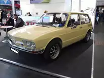 VW Brasilia, gebaut von 1973 bis 1982. Dieser drei- oder fünftürige Kombiwagen wurde von VW do Brasil konstruiert und auf dem Chassis des VW Typ1  Käfer  montiert. Montiert wurde der Wagen zu Produktionsbeginn in  Brasilien und Mexiko. Ab 1976 wurde das Modell auch in Nigeria als VW Igala montiert.  Der aufgebohrte Vierzylinderboxermotor des Käfer  mit einem Hubraum von 1584 cm³ leistet im Brasilia 50 PS. Bremen Classic Motorshow im Februar 2019.