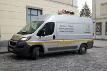 =Peugeot-Boxer der Firma RABMER steht im November 2019 in Linz