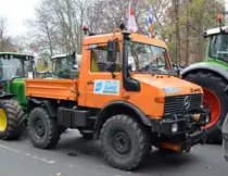 MB UNIMOG Typ? eines landwirtschaftlichen Betriebes am 26.11.19 Berlin Tiergarten.