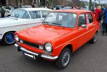 Talbot Simca 1100, gebaut von 1979 bis 1981. Als Simca 1100 wurde dieses Modell bereits 1967 vorgestellt und erfreute sich von Anfang an, insbesondere in seinem Heimatland, größter Beliebtheit. Im Zuge der wechselvollen Geschichte der Marke Simca, wurde das Modell 1979 in Talbot Simca 1100  umgetauft . In diesen letzten Produktionsjahren war der 1100´er in allen Ausstattungsversionen nur noch mit einem Vierzylinderreihenmotor lieferbar, der aus einem Hubraum von 1118 cm³ mit 50 PS oder 58 PS lieferbar. Oldtimertreffen Zeche Ewald in Herten im Herbst 2017.