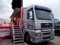 MAN-TAG18.480 tourt durch Ober�sterreich und wirbt f�r die  Energiesparlampen, Stop in Ried i.I.; 090320