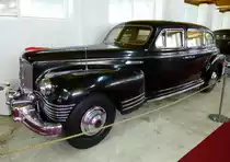 SIS 115, gepanzerte sowjetische Staatskarosse, wurde gebaut in Moskau von 1946-58, 8-Zyl.Reihenmotor mit 6000ccm und 140PS, Vmax 125Km/h, Technikmuseum Bistra/Slowenien, Juni 2016