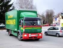 STEYR als  Sammler  einer Rieder Spedition am Weg zur Betriebsst�tte; 090320