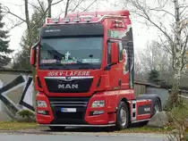 MAN TGX 18.500 Sattelzugmaschine in Neubrandenburg am 24.11.2019