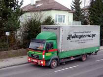 MAN_8-224 ist eines von ca. 120 Fahrzeugen der Spedition Angermayr, und im Sammel-,Zustelldienst eingeteilt; 090320