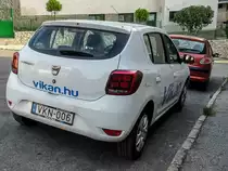 Dacia Sandero, fotografiert in September 2019 (Pécs, Ungarn).