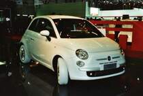 Ein Fiat 500 am Autosalon von Genf am 8. M�rz 2009