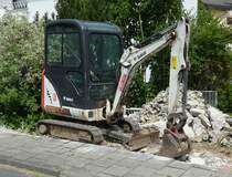 =Bobcat E 16 steht in Bad Camberg im Juni 2019