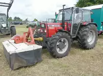 =MF 363 turbo, ausgestellt bei der Oldtimeraustellung vom Landmännerverein Bermuthshain im Juni 2019