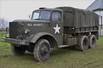Armee LKW Mack mit Pritschenaufbau bei den Thanksgiving Feierlichkeiten in Munshausen. 23.11.19
