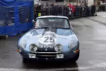 Jaguar E-Type, auf dem Weg zum Auftanken, bei den Spa Six Hours Classic vom 27 - 29 September 2019