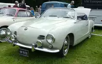 =Karmann Ghia, steht auf dem Ausstellungsgelände in Bad Camberg anl. LOTTERMANN-Bullitreffen im Juni 2019