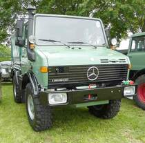 =Unimog 1400, Bj. 1995, 200 PS, ausgestellt bei der Oldtimeraustellung vom Landmännerverein Bermuthshain im Juni 2019 