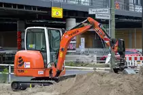 Ein TEREX TC25 Minibagger am 14.05.19 Berlin Karlshorst.