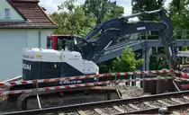 Hyundai Robex 235 LCR-9 A Kettenbagger der btb-Gruppe am 04.08.19 Berlin Karow.