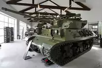 Der Jagdpanzer M36 Jackson ist Teil der Ausstellung im Park der Militärgeschichte in Pivka. (August 2019)